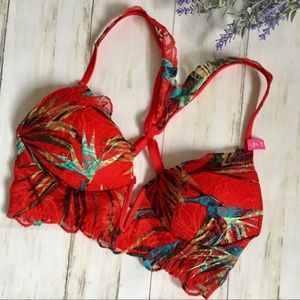 PINK Victoria's Secret Date Push Up Lace BRA S